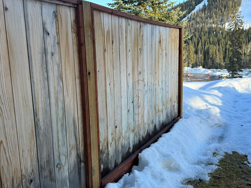 cedar fence panel construction